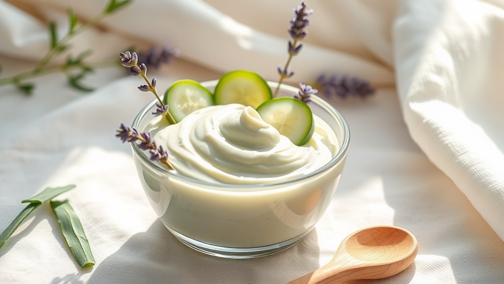 DIY Mask to Calm Irritated Skin After Sunburn